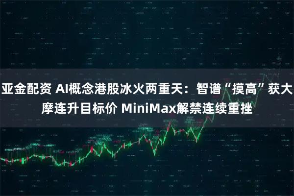 亚金配资 AI概念港股冰火两重天：智谱“摸高”获大摩连升目标价 MiniMax解禁连续重挫